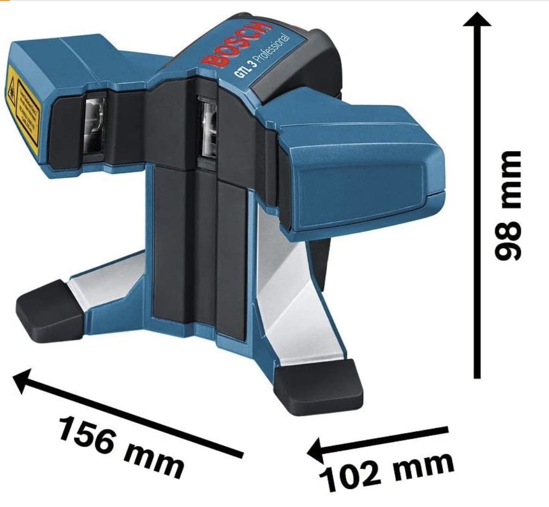 Bosch GTL 3 Professional Fliesenlaser für 102,29€ (statt 130€)