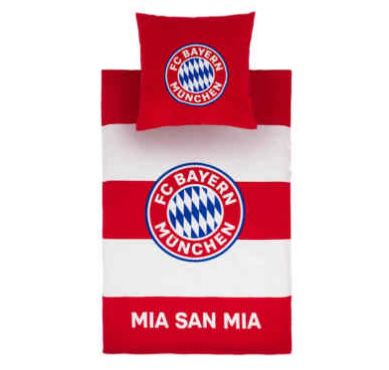 FC Bayern München Bettwäsche Biber 135 x 200 cm (Kissen: 80 x 80 cm) für 29,46€ (statt 36€)