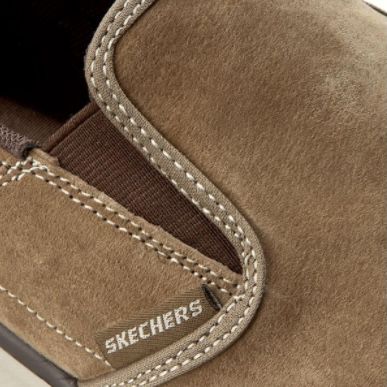 Skechers Mind Game Herren Slipper aus Naturleder für 43€ (statt 70€)