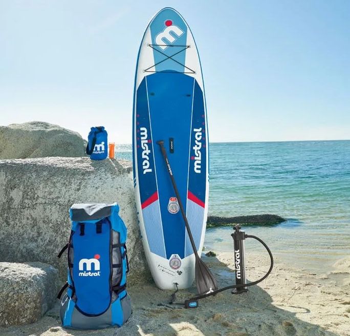 mistral SUP Board mit Doppelkammer + 3 Finnen System für 226,95€ (statt 333€)