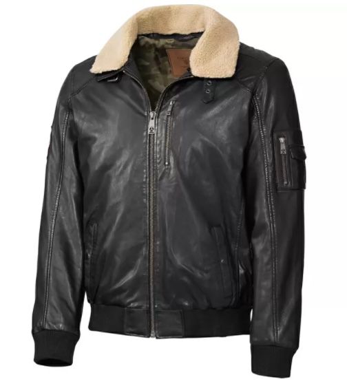 Top Gun Piloten Lederjacke aus butterweichem Lammnappaleder für 184,35€ (statt 260€)