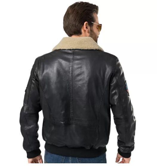 Top Gun Piloten Lederjacke aus butterweichem Lammnappaleder für 184,35€ (statt 260€)