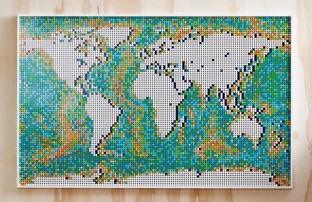 LEGO Art Weltkarte (31203) mit über 11.600 Teilen für 199,90€ (statt 226€)