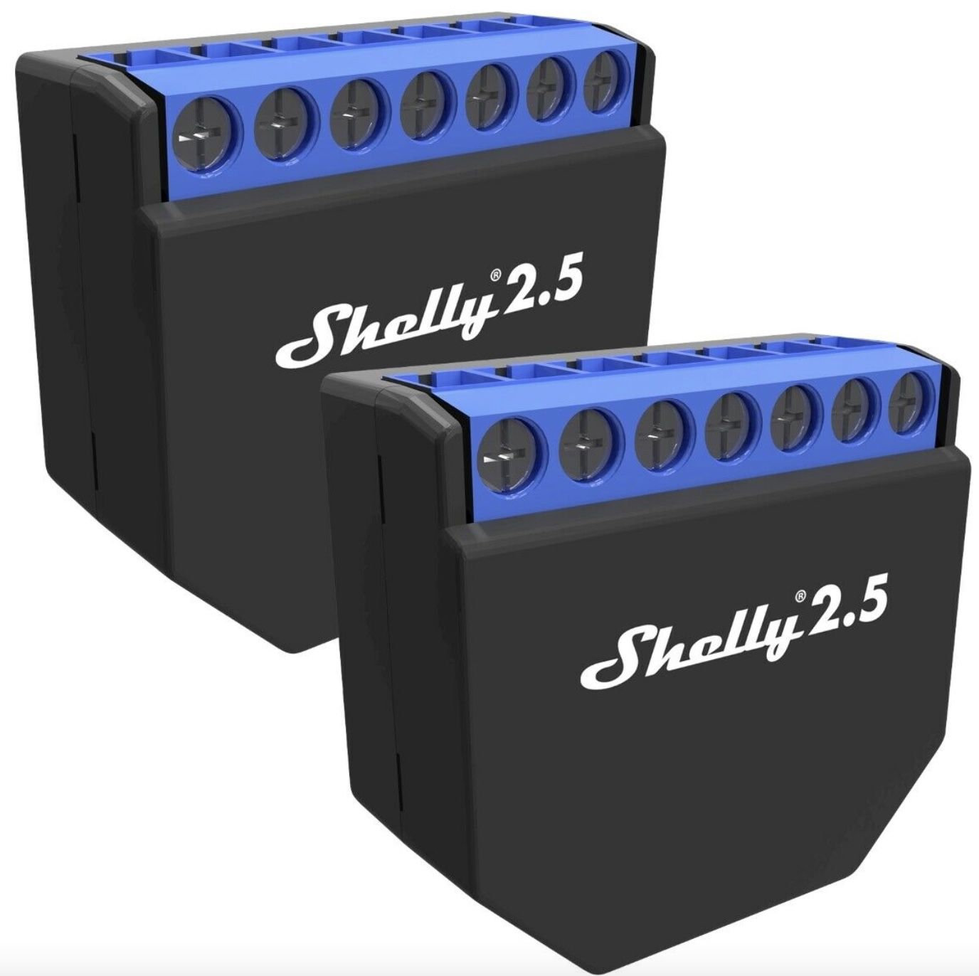 2er Set Shelly 2.5 WiFi Switch mit Messfunktion für 34,99€ (statt 43€)