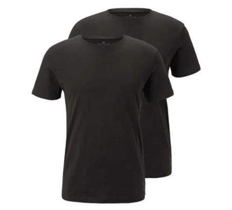 👕 2er Pack Tom Tailor Basic T-Shirt in Regular Fit für 10,97€ (statt 13€)