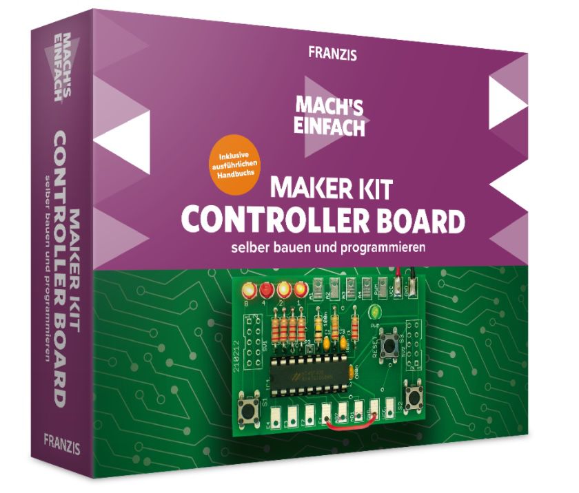 Franzis Maker Kit Controller Board selber bauen und programmieren für 18€ (statt 27€)