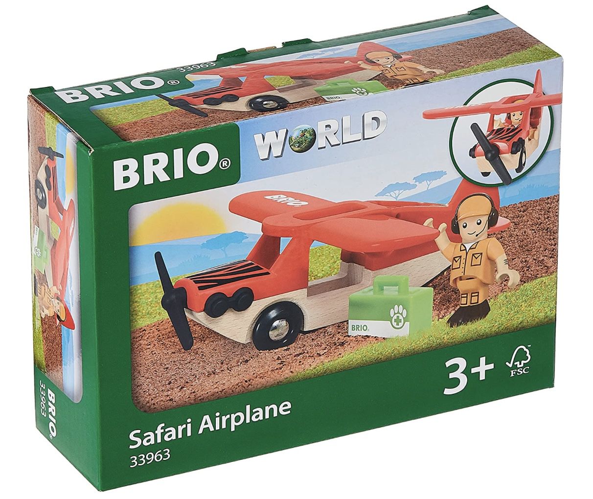 Brio World 33963   Safari Flugzeug für 11,99€ (statt 16€)   Prime