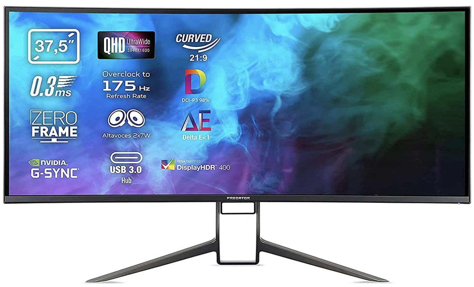 Acer Predator X38P Gaming Monitor mit 37,5 Zoll für 971,05€ (statt 1.557€)