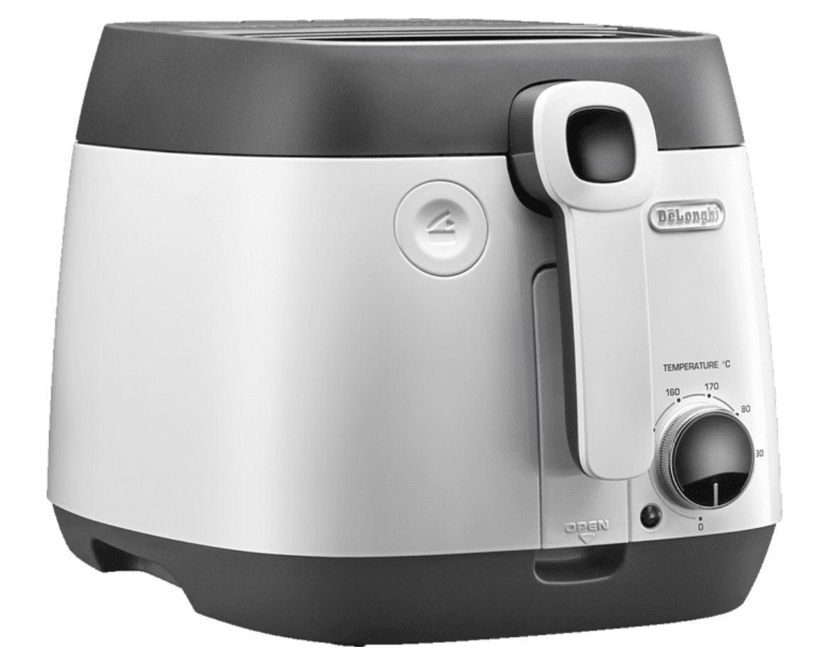 DeLonghi FS6055 statische Fritteuse in Weiß/Anthrazit für 84€ (statt 95€)