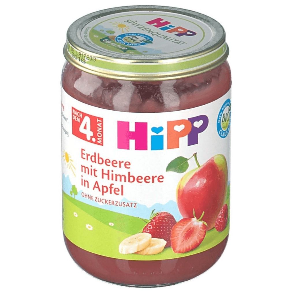 30x HiPP Früchte Erdbeere mit Himbeere in Apfel für 19,67€ (statt 36€)   auch andere Sorten