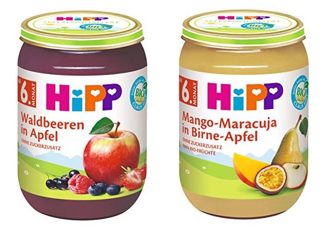 30x HiPP Früchte Erdbeere mit Himbeere in Apfel für 19,67€ (statt 36€)   auch andere Sorten