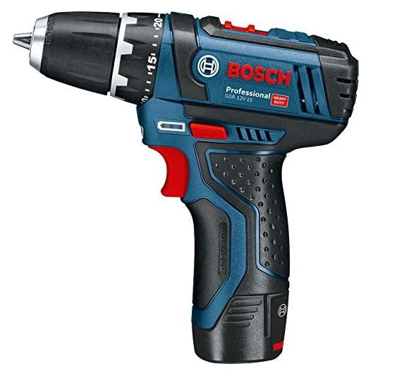 Bosch GSR 12V 15 2 LI Professional Akkuschrauber mit 2,0 Ah für 75,65€ (statt 85€)