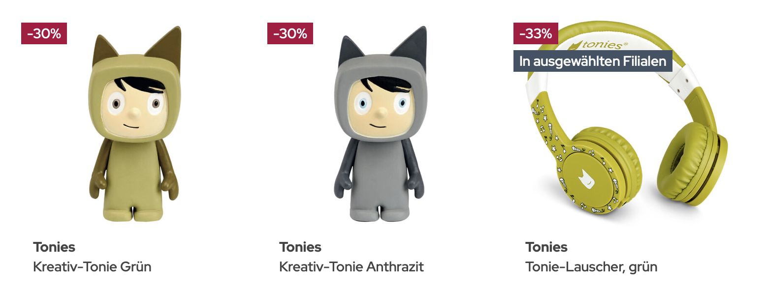 Galeria: Rabatt auf ausgewählte Tonie Figuren & Kreativ Tonies + VSK frei ab 49€