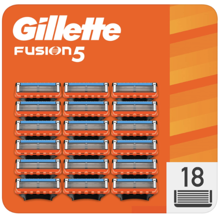 18x Gillette Fusion5 Rasierklingen für 37€ (statt 57€)