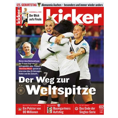⚽ 13 Ausgaben (3 Monate) vom Kicker Abo direkt komplett gratis (normal 74,10€)