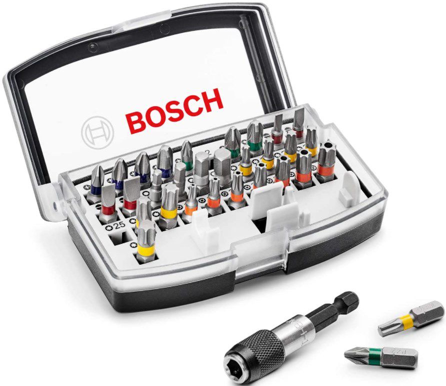 Bosch Professional Schrauberbit Set (32 tlg.) für 9,95€ (statt 14€)