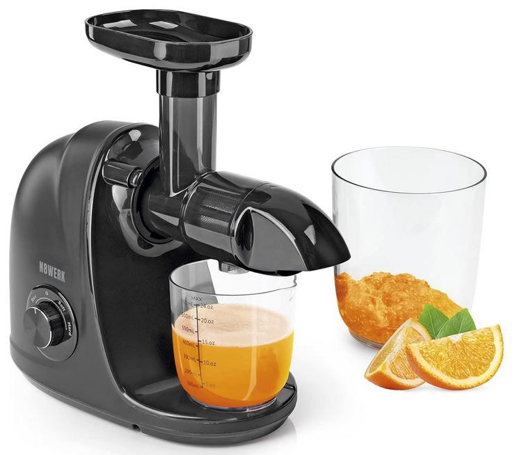 N8WERK Slow Juicer Midnight Black Edition für 69,99€ (statt 100€)