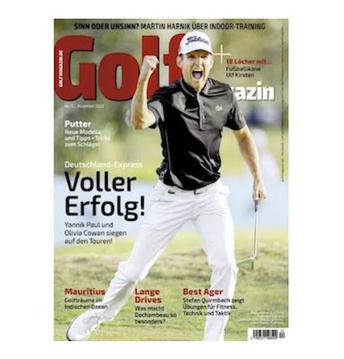 🏌️ 12 Ausgaben GOLFmagazin für 120,40€ + Prämie: bis 110€ Gutschein