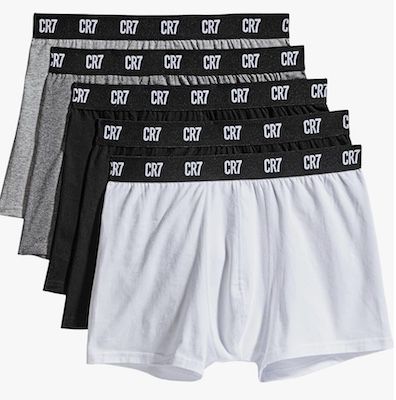 5er Pack CR7 Boxershorts von Cristiano Ronaldo für 20,99€ (statt 34€)