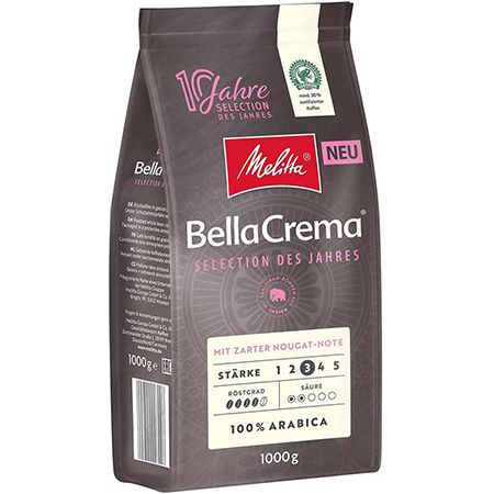 ☕ 1kg Melitta BellaCrema Selection des Jahres ganze Bohnen für 11,19€ (statt 14€)