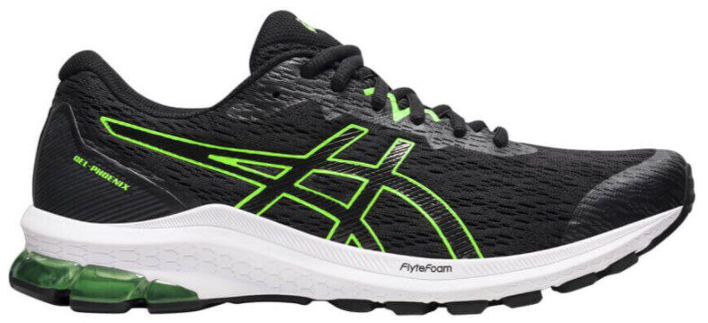 Asics GEL PHOENIX 11 Laufschuh in Schwarz/Grün für 47,94€ (statt 76€)   in 42