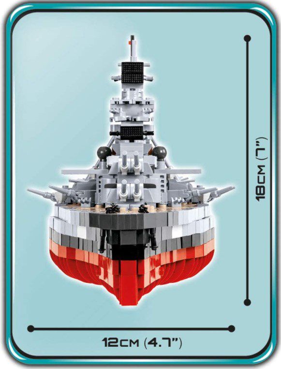 COBI (4819) Battleship Bismarck für 105,74€ (statt 142€)