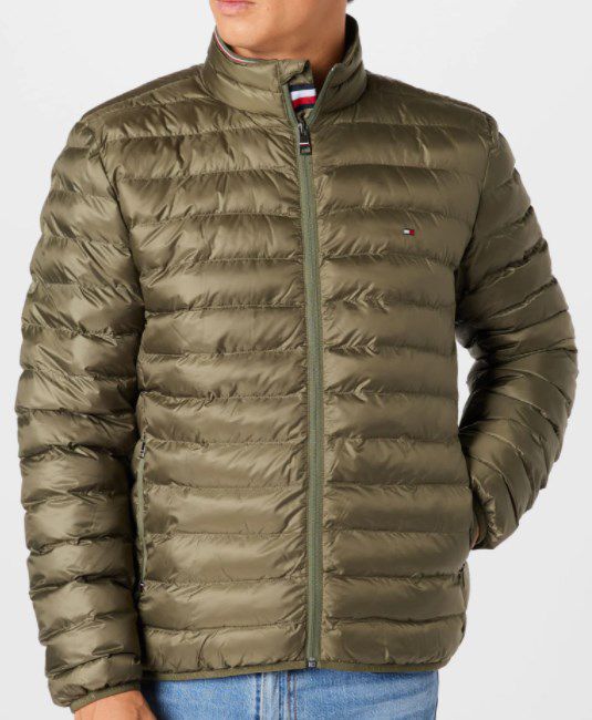 Tommy Hilfiger Steppjacke in Oliv für 141,51€ (statt 179€)