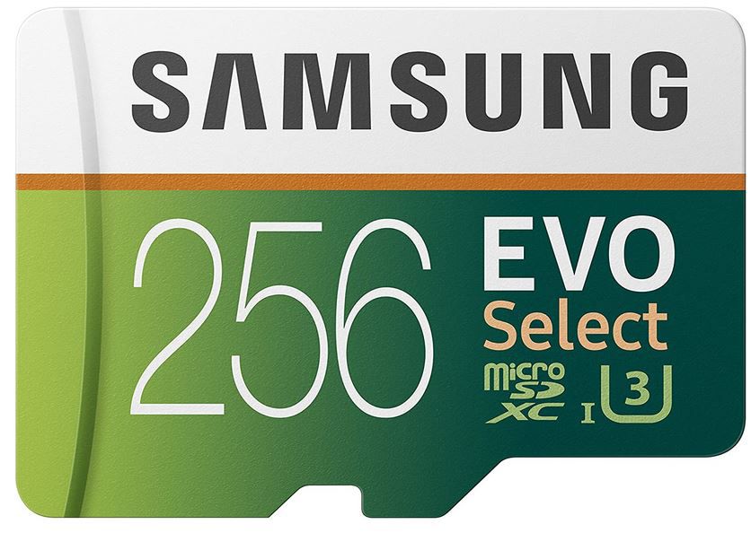 Samsung EVO Select (2020) 256GB microSD 100MB/s für 21,99€ (statt 37€)