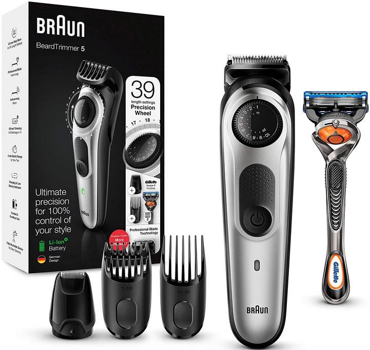 Braun BT5265 Barttrimmer und Haarschneider mit 39 Längeneinstellungen für 34,99€ (statt 50€)