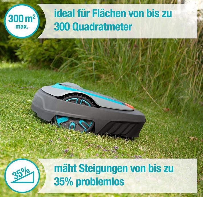 Gardena Sileno City 300: Mähroboter bis 300 m² Rasenfläche für 559€ (statt 650€)