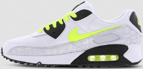 Nike Air Max 90 Essential in Weiß/Neongelb für 109,99€ (statt 128€)