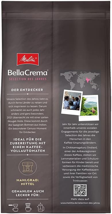 ☕ 1kg Melitta BellaCrema Selection des Jahres ganze Bohnen für 11,19€ (statt 14€)