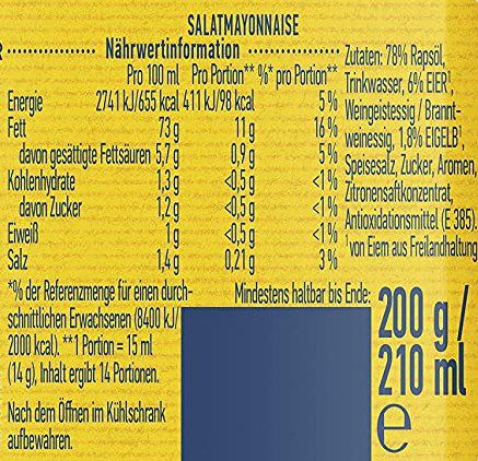 8x Hellmanns Mayonnaise Real (je 250ml) für 9,74€ (statt 16€)