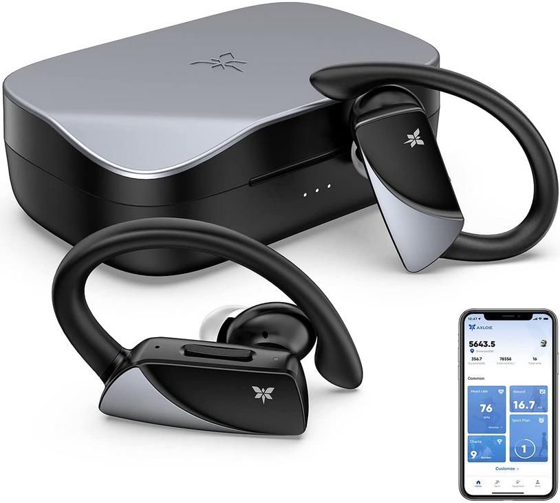 Axloie Bluetooth Kopfhörer mit Bluetooth 5.2 und Herzfrequenzerkennung für 25,99€ (statt 60€)
