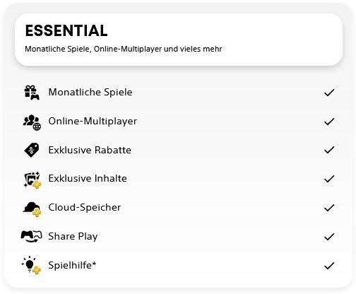 Playstation Plus Essential Mitgliedschaft für nur 1€ (statt 8,99€)