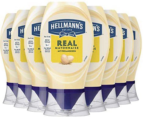 8x Hellmanns Mayonnaise Real (je 250ml) für 9,74€ (statt 16€)