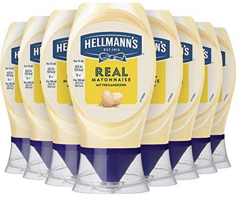 8x Hellmanns Mayonnaise Real (je 250ml) für 9,74€ (statt 16€)