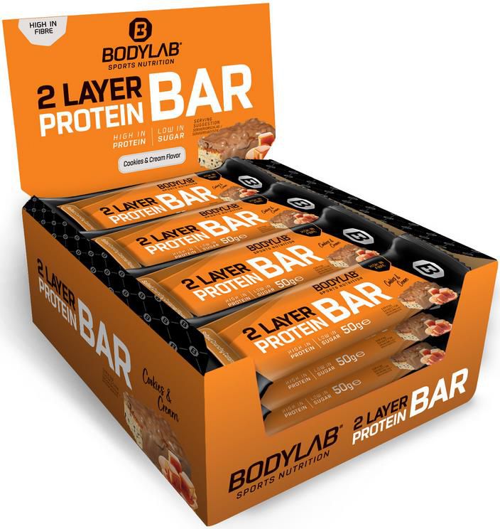 Bodylab24   Tasty Protein Bar 12x50g in zwei Geschmacksrichtungen für 18,90€ (statt 27€)