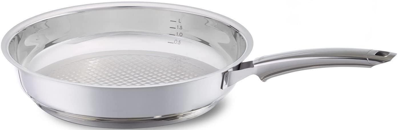 Fissler   Crispy Steelux Premium   28cm Edelstahl Bratpfanne für 79,99€ (statt 100€)