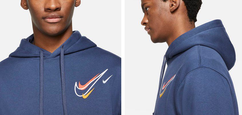 Nike Zigzag Fleece Hoodie in 4 Farben für je 43,97€ (statt 59€)