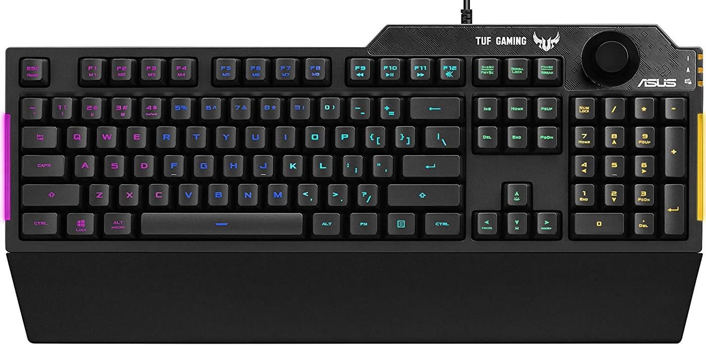 ASUS TUF Gaming K1 Gaming Tastatur mit RGB Beleuchtung für 44,99€ (statt 56€)