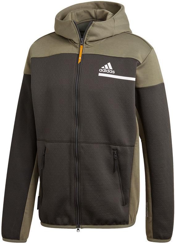 Adidas Z.N.E. Aeroready Herren Trainingsjacke in Khaki für 44,99€ (statt 67€)