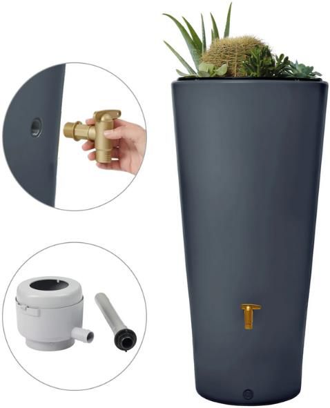 4rain VASO 2in1 Regenspeicher 220L in zwei Farben für 119,99€ (statt 175€)