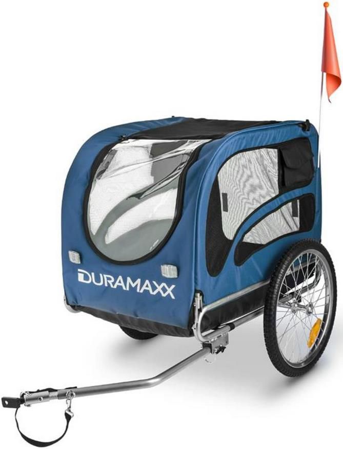 Duramaxx King Rex Fahrradhundeanhänger in Blau für 99,99€ (statt 119€)