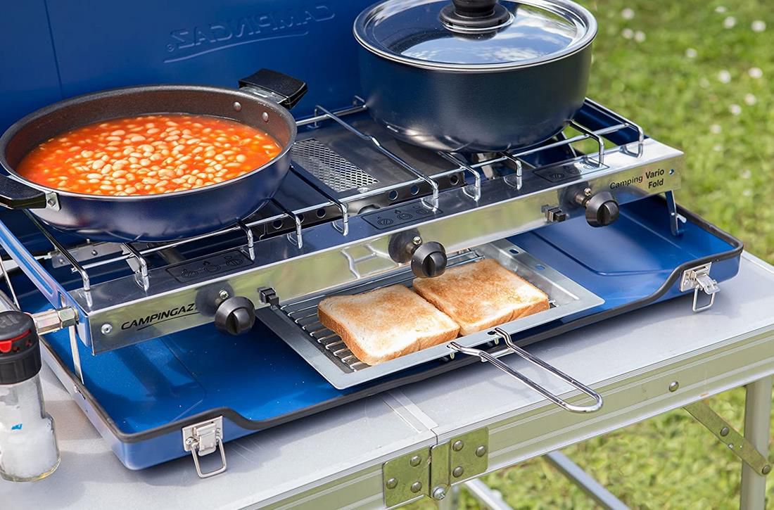 Campingaz   Camping Vario Fold   Zweiflammkocher für 49,19€ (statt 72€)