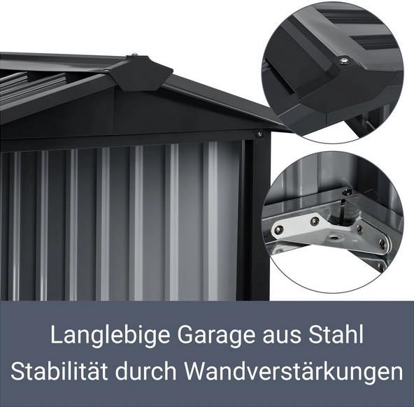 Juskys Mähroboter Garage mit Satteldach für 64,99€ (statt 79€)