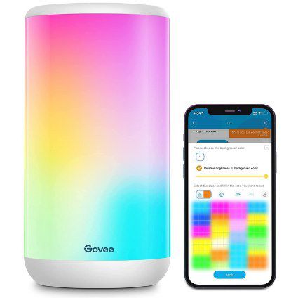 Govee Aura   smarte RGBIC Tischleuchte mit Musikeffekt, Alexa & Google Support für 52€ (statt 65€)