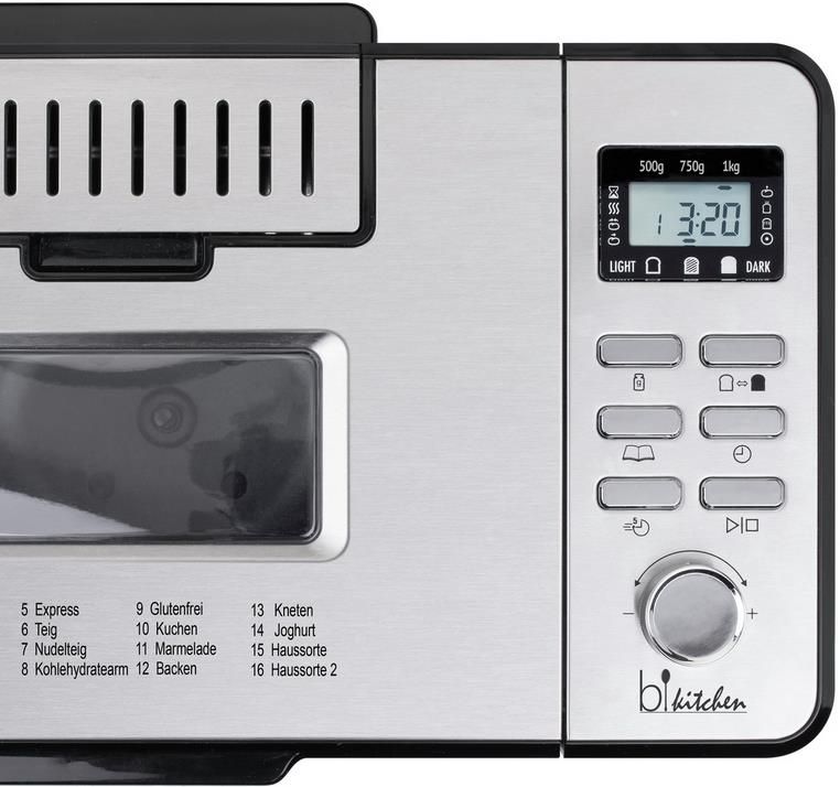 BiKitchen BAKE 500 Brotbackautomat für 53,95€ (statt 90€)