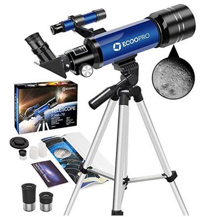 ECOOPRO 70mm Teleskop mit 360mm Brennweite für 59,14€ (statt 91€)