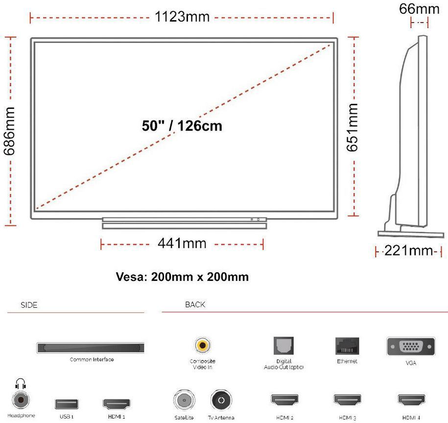 Toshiba 50UK6B63DG   50Zoll UHD smart TV mit HDR für 349,99€ (statt 449€)